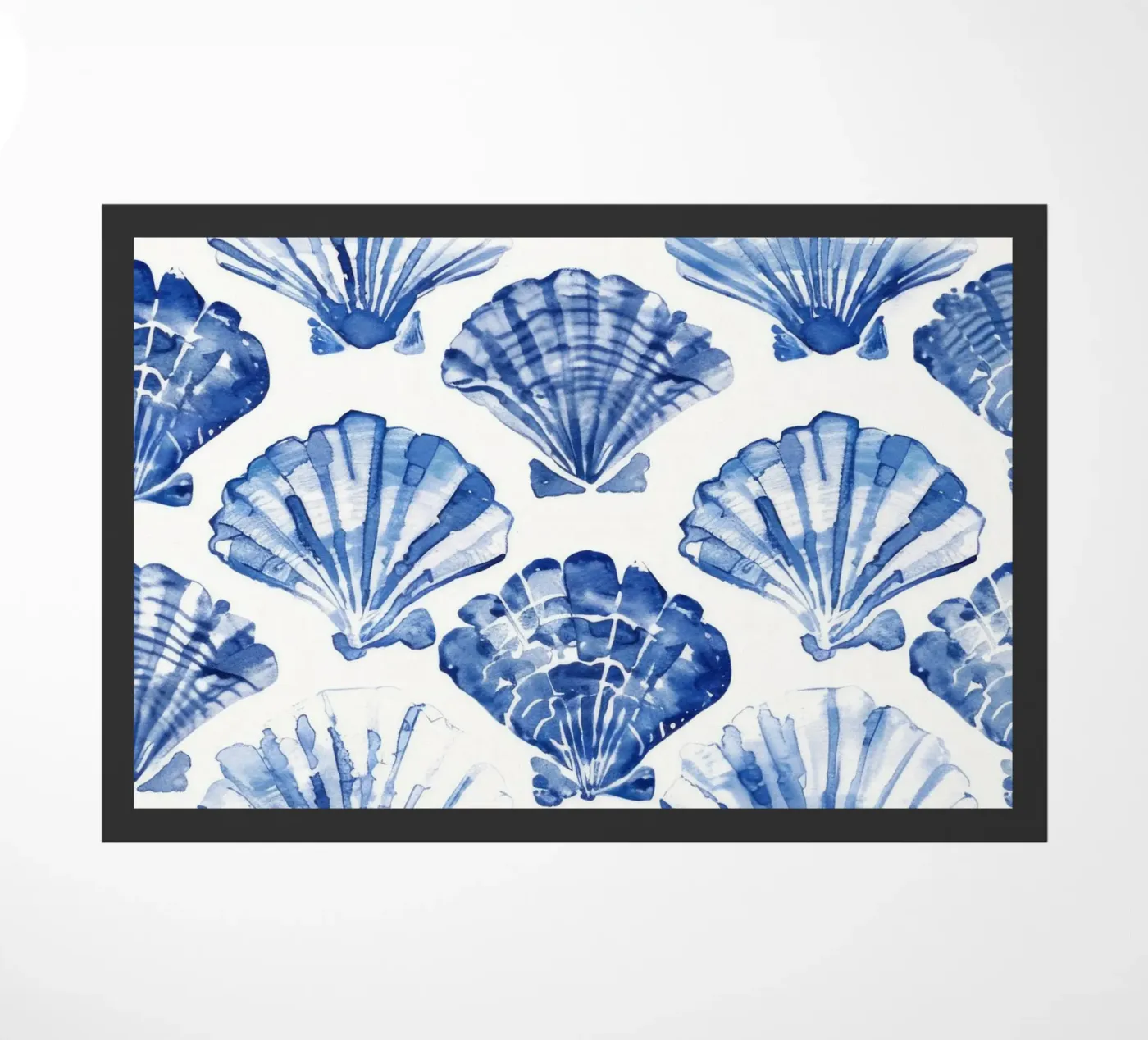 Blue Shell Pattern deurmat van treechild