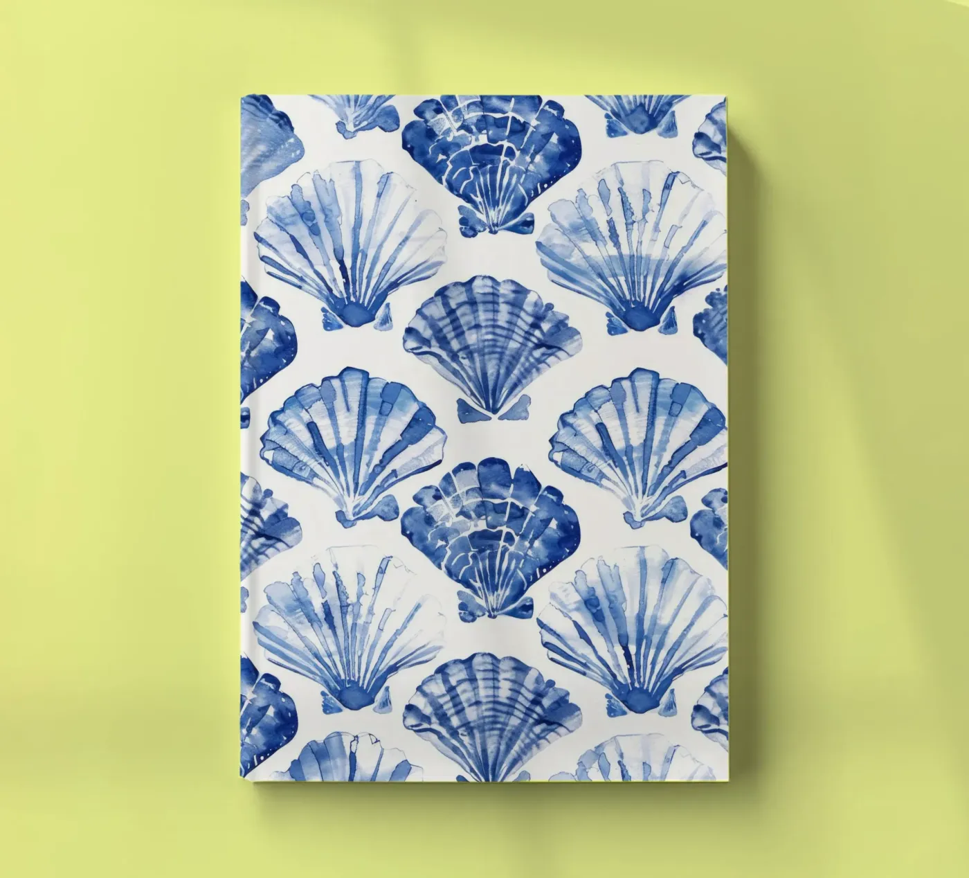 Blue Shell Pattern notebook by treechild