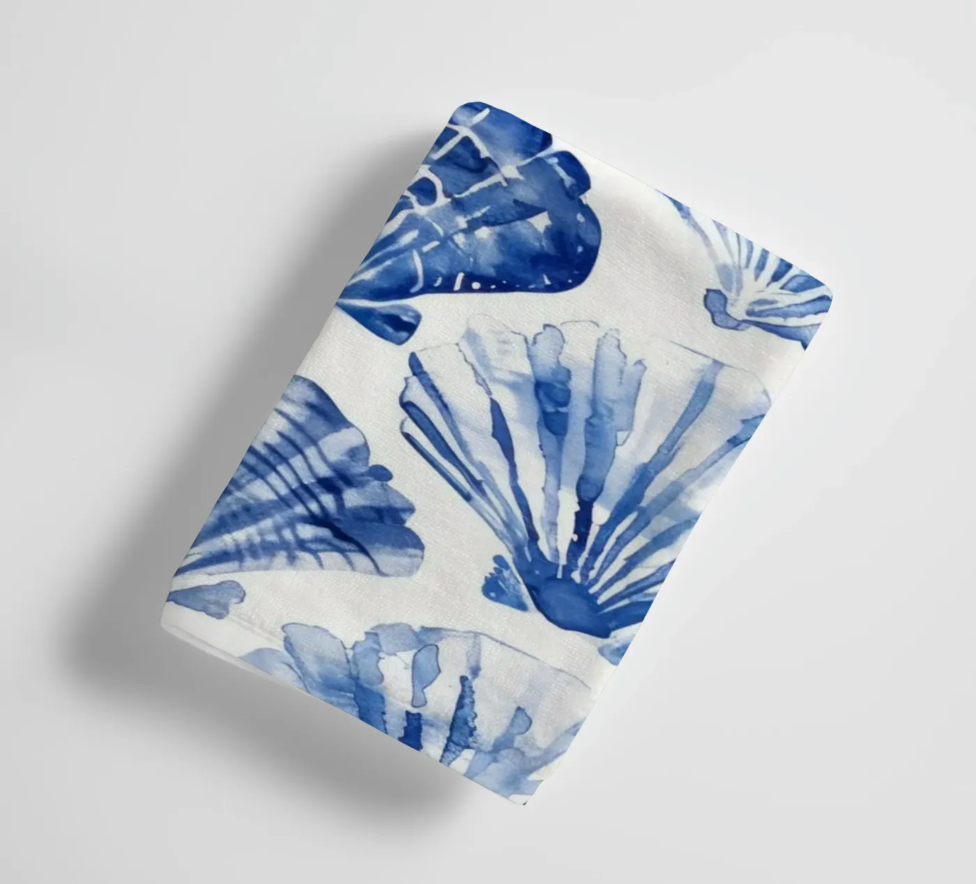 Blue Shell Pattern towel by treechild