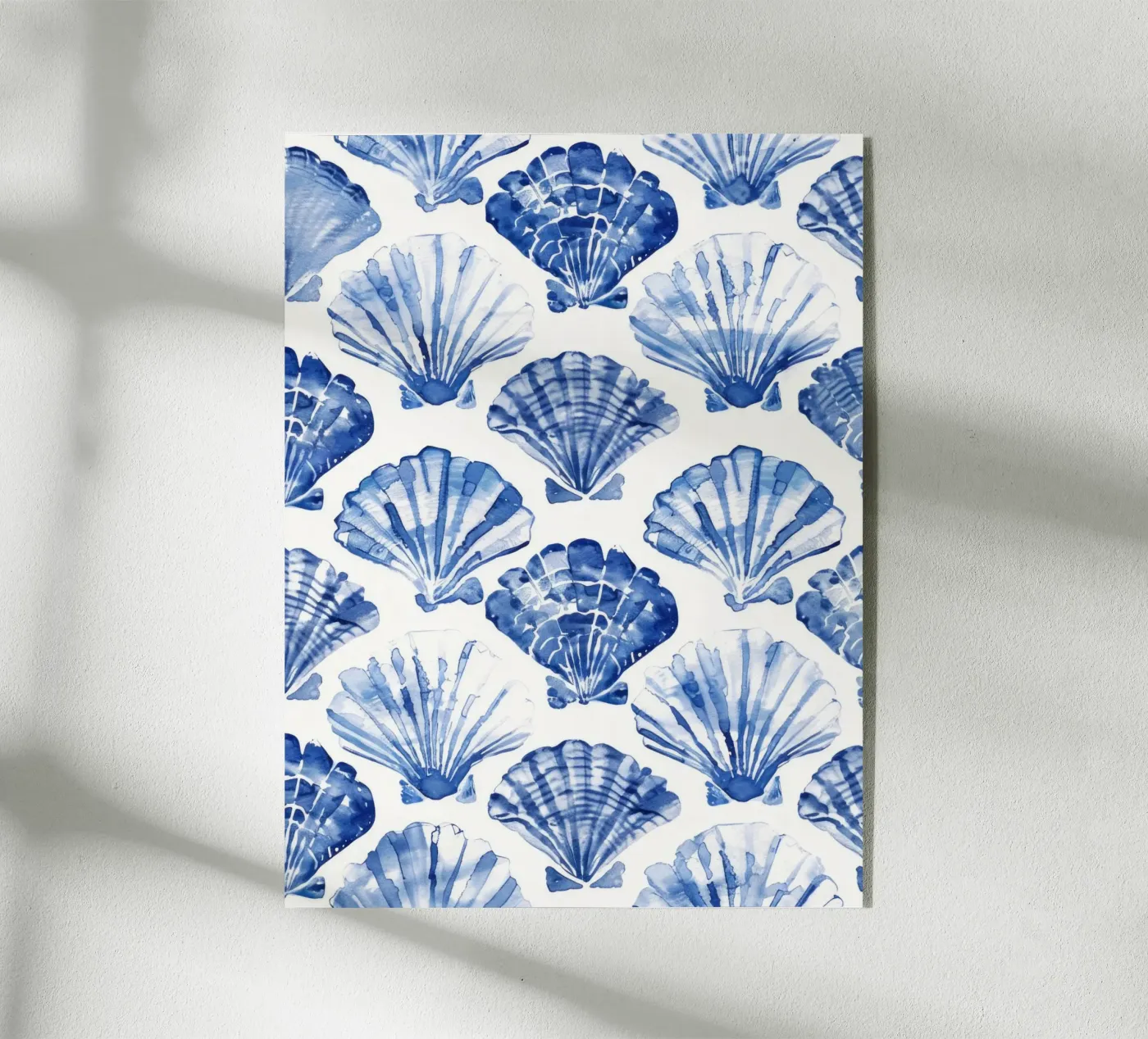 Blue Shell Pattern plexiglass da treechild