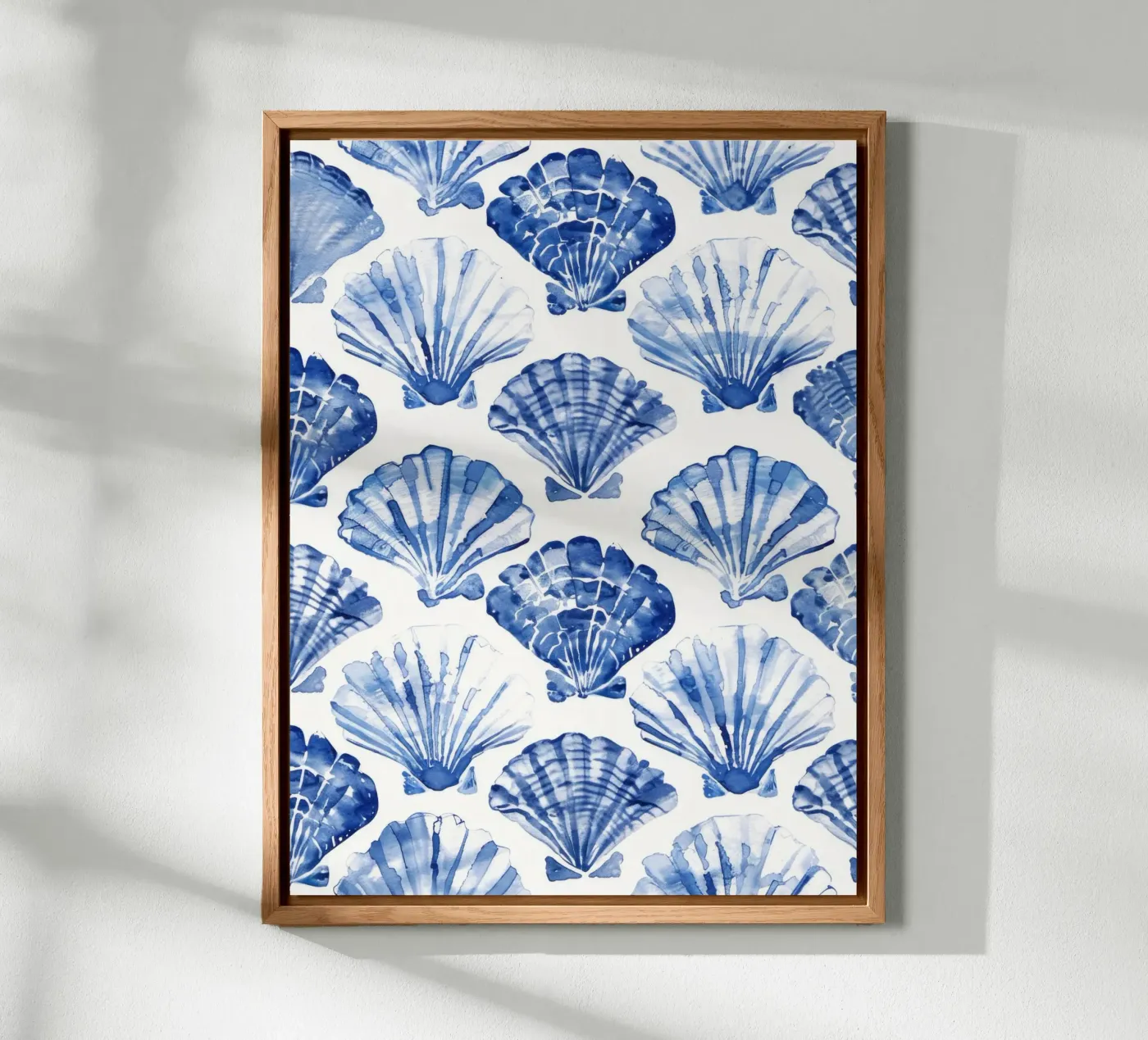 Blue Shell Pattern Forex-Platte von treechild