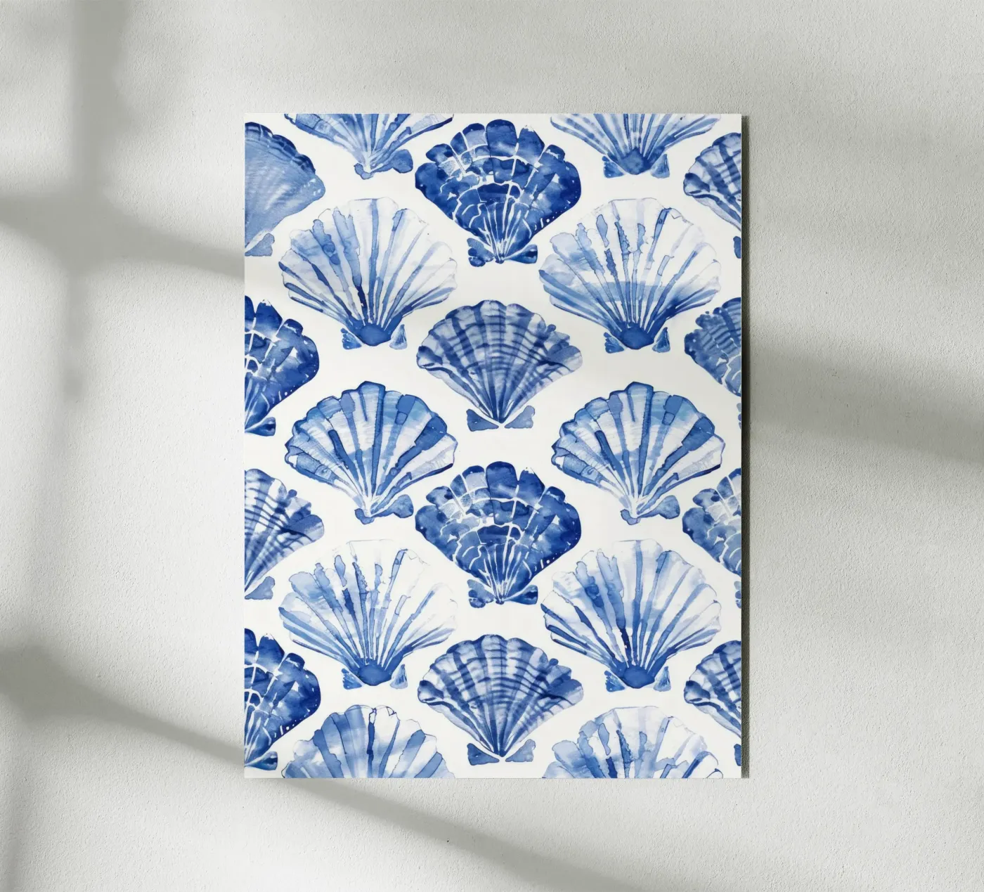 Blue Shell Pattern Forex-Platte von treechild