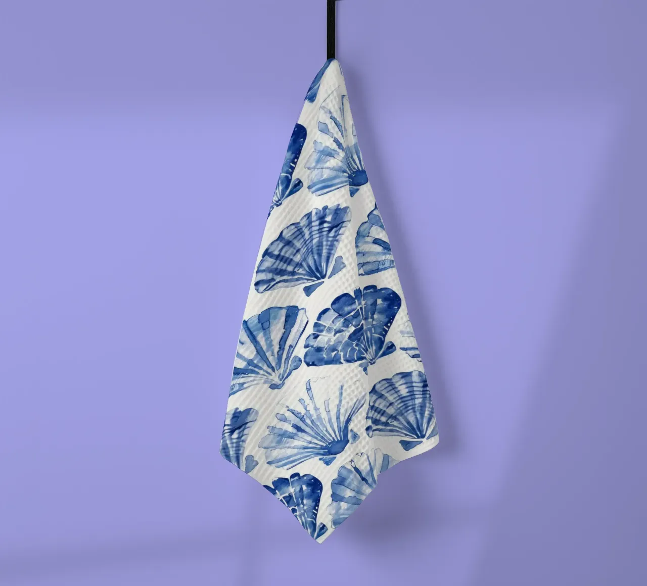 Blue Shell Pattern canovaccio da cucina da treechild