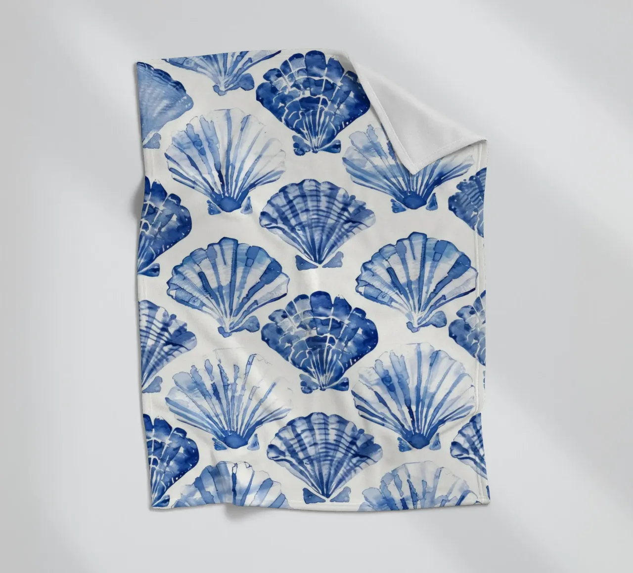 Blue Shell Pattern coperta in pile da treechild