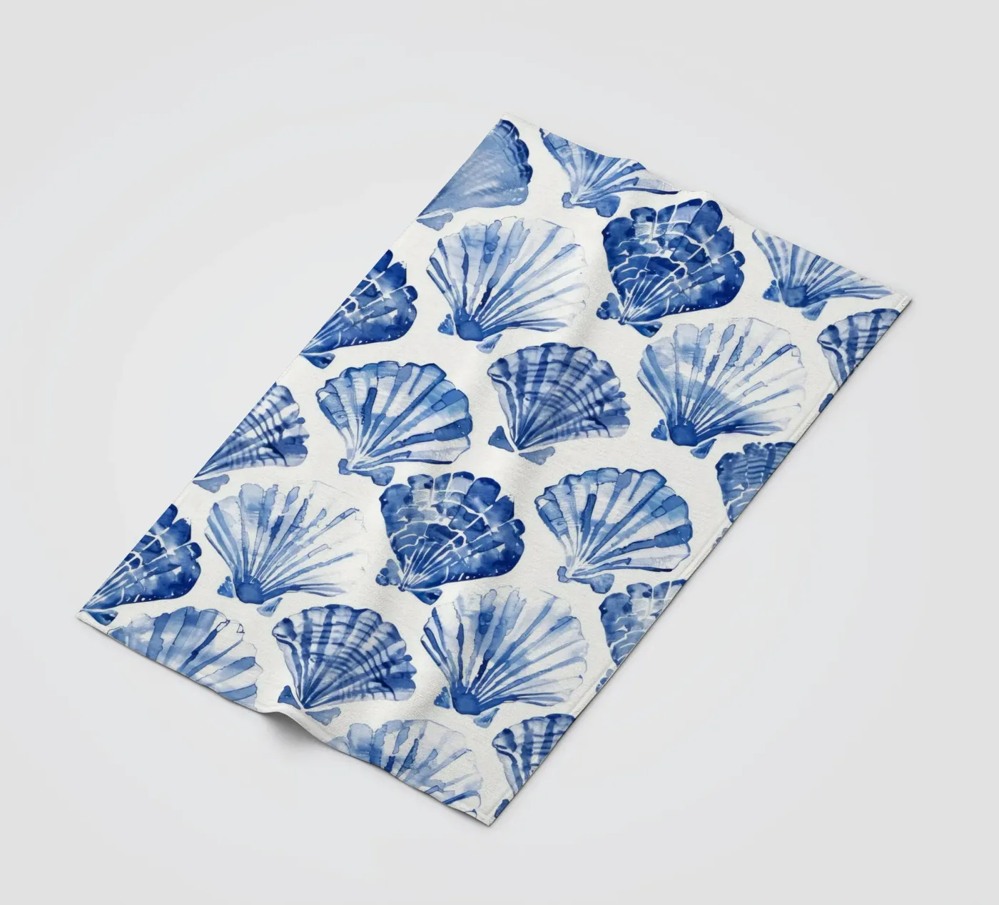 Blue Shell Pattern fleecedeken van treechild