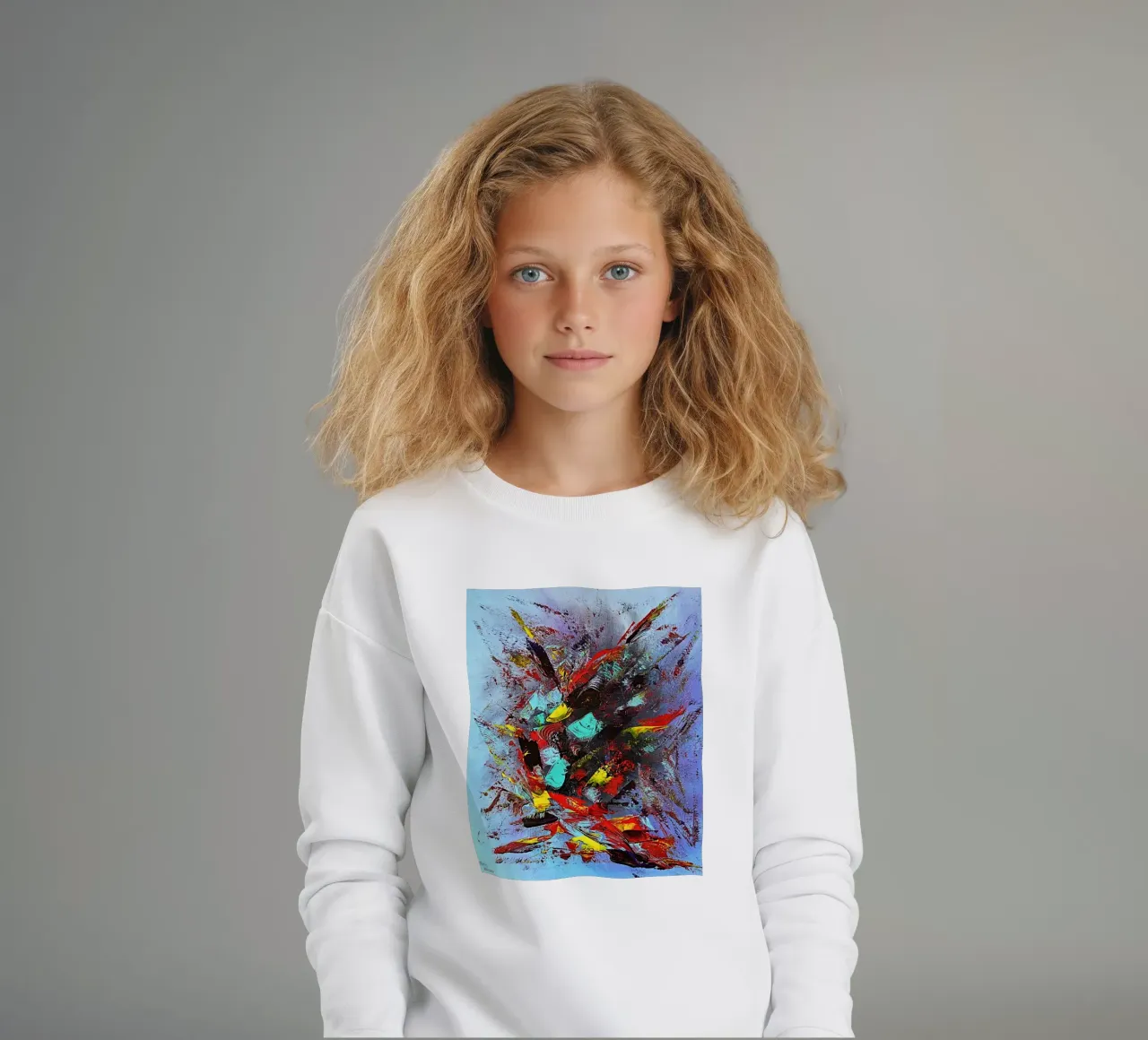 FARANDOLE felpa bambino da Thierry Vobmann Abstract painting