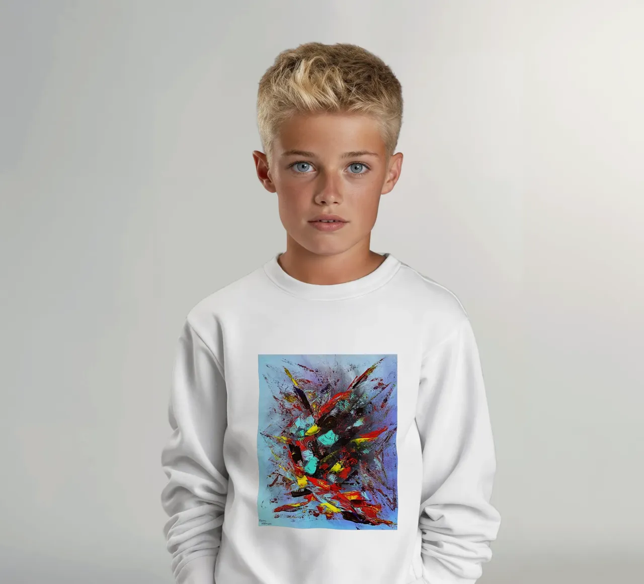 FARANDOLE felpa bambino da Thierry Vobmann Abstract painting
