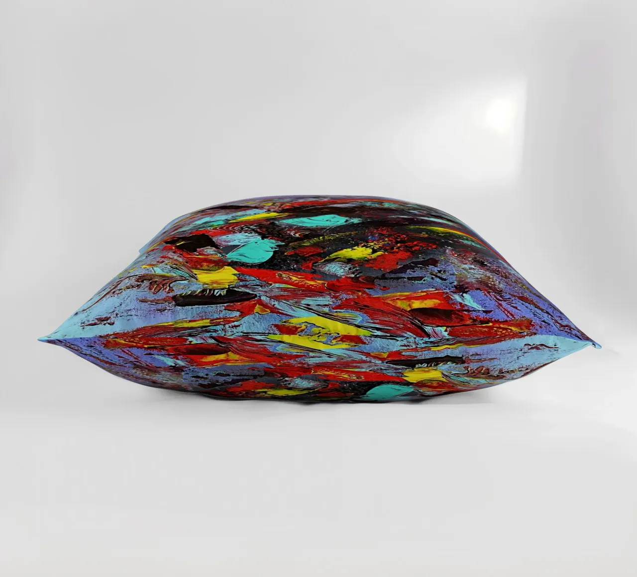 FARANDOLE decorative cushion by Thierry Vobmann Abstract painting