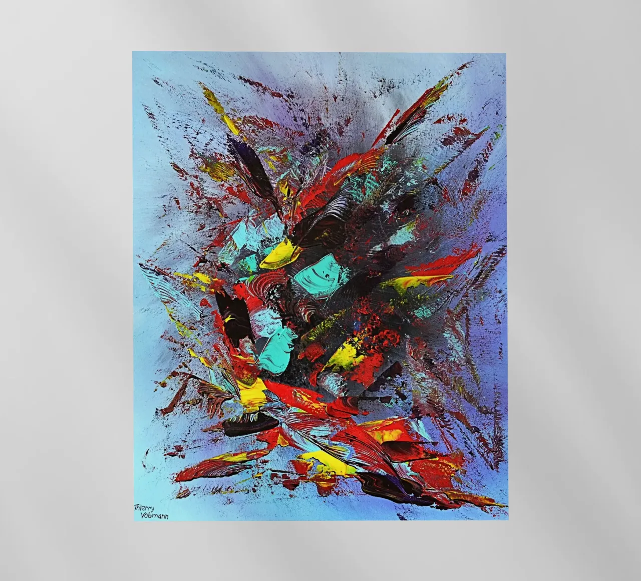 FARANDOLE pellicola backlit da Thierry Vobmann Abstract painting