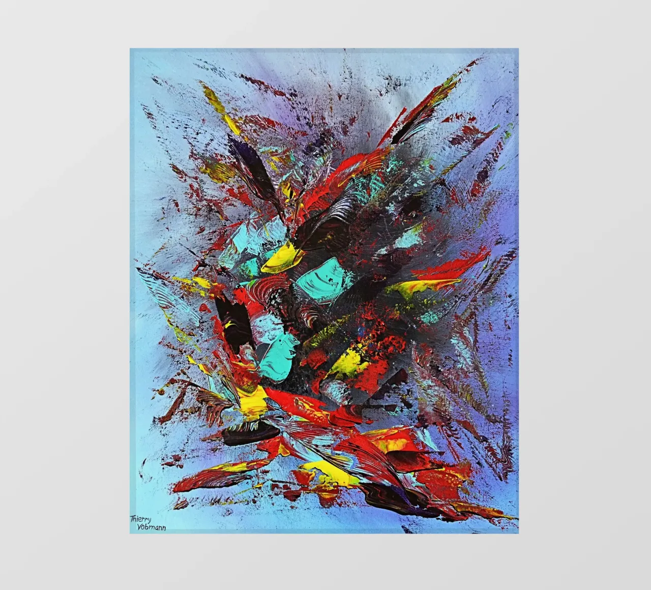 FARANDOLE pellicola backlit da Thierry Vobmann Abstract painting