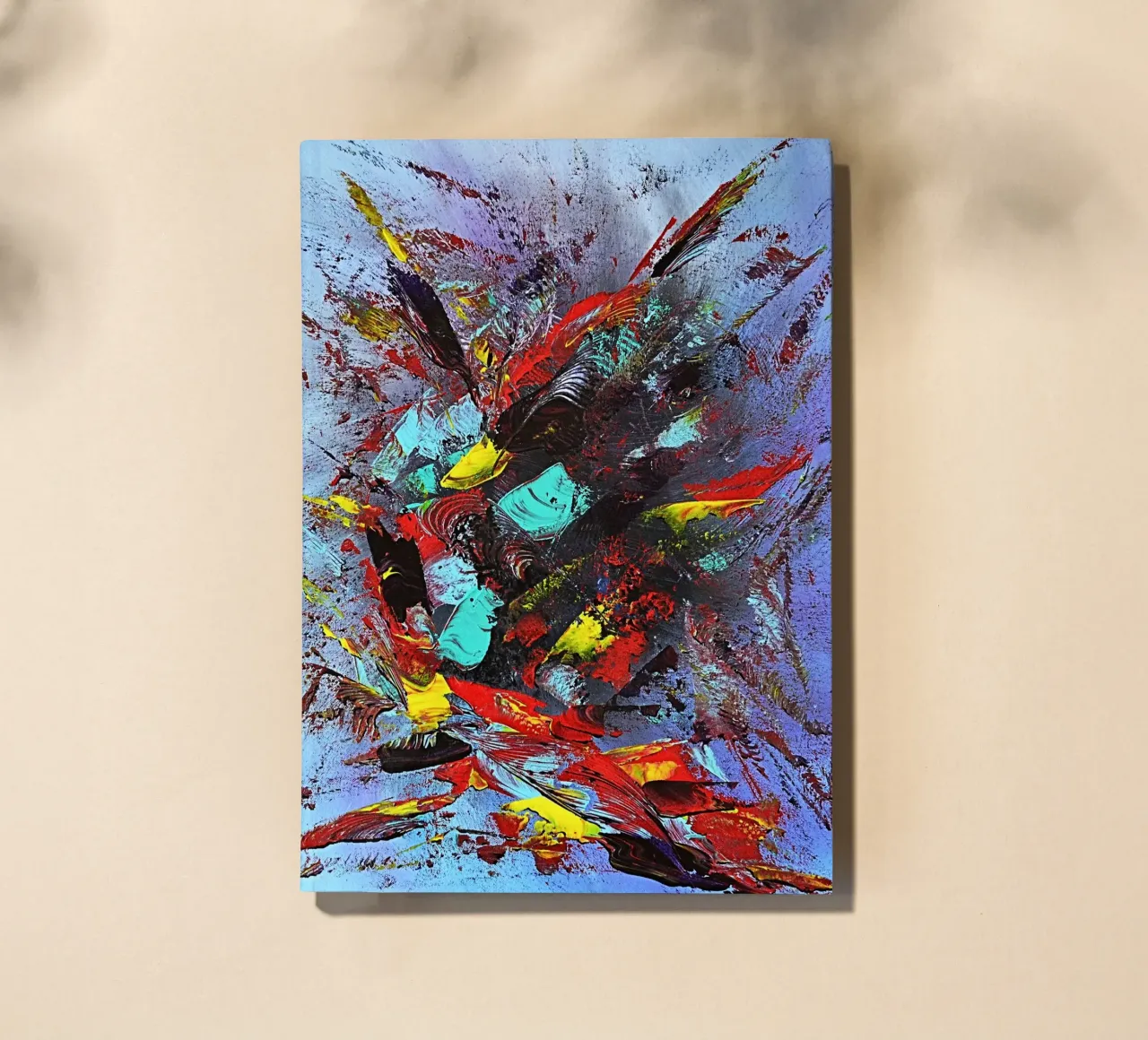 FARANDOLE notebook by Thierry Vobmann Abstract painting