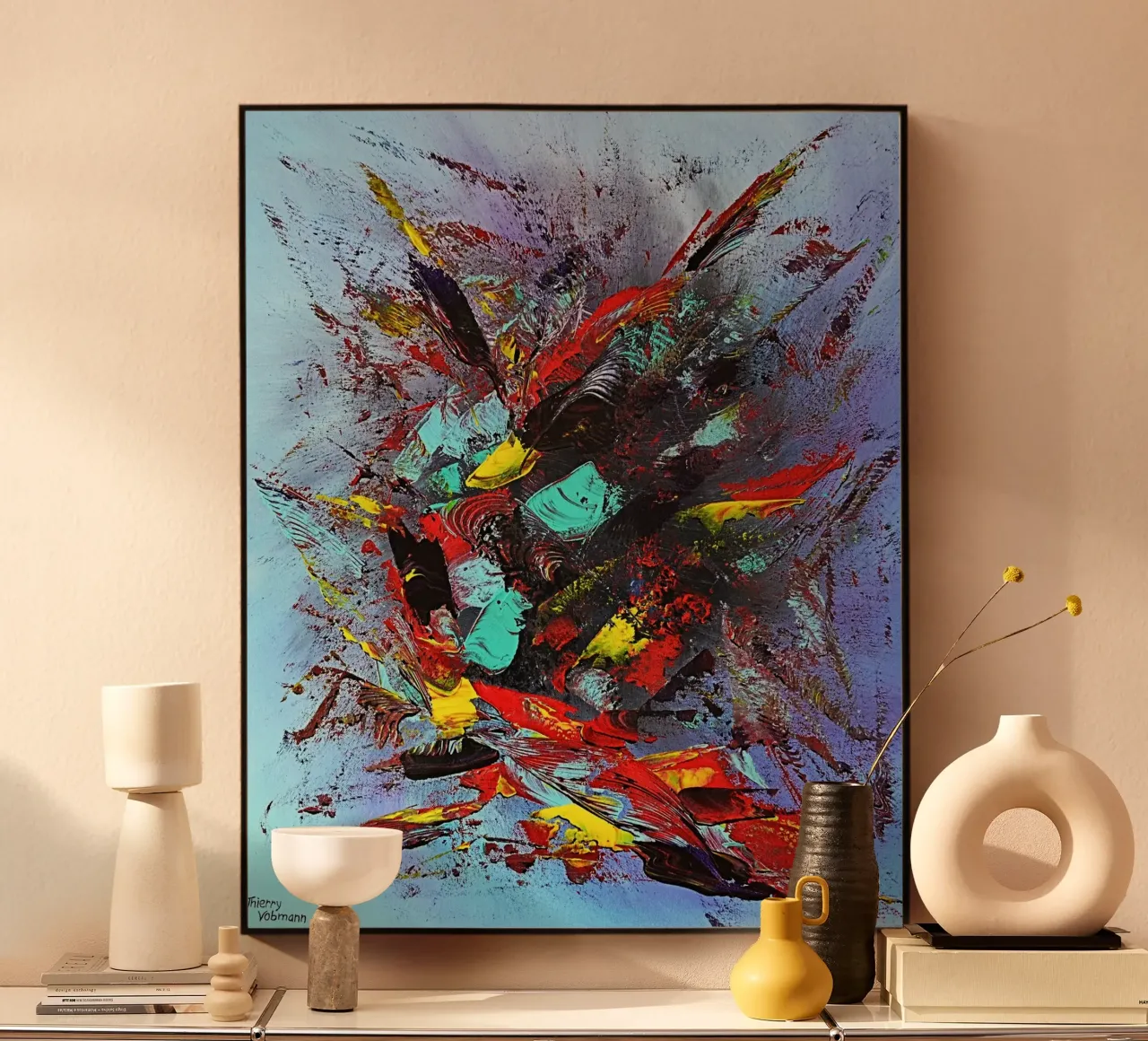 FARANDOLE plexiglass da Thierry Vobmann Abstract painting