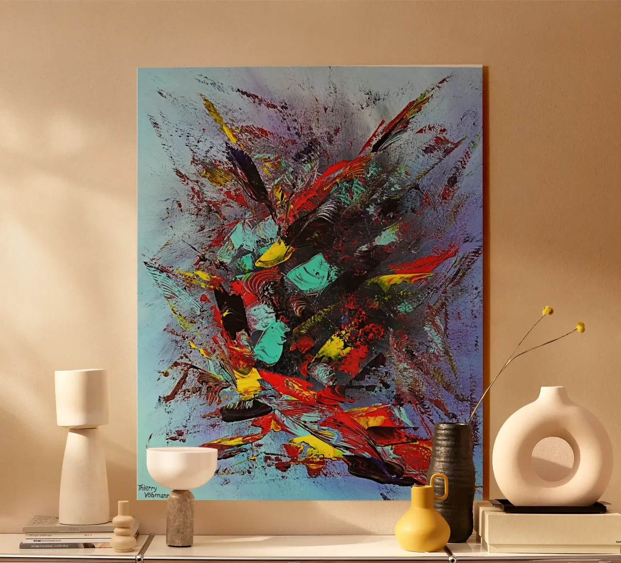 FARANDOLE plexiglass da Thierry Vobmann Abstract painting