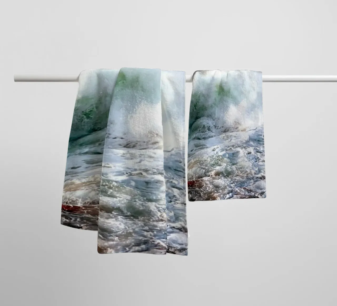 FAA305. Big Wave. asciugamano da bagno da Thierry vobmann photography