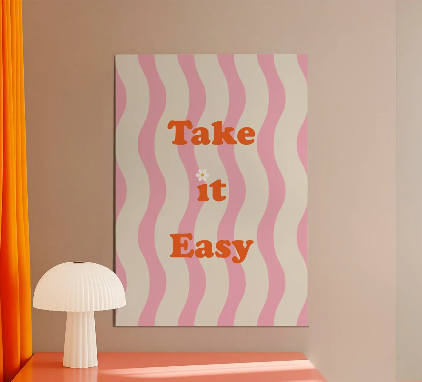 Take it Easy poster van OkleoStudio