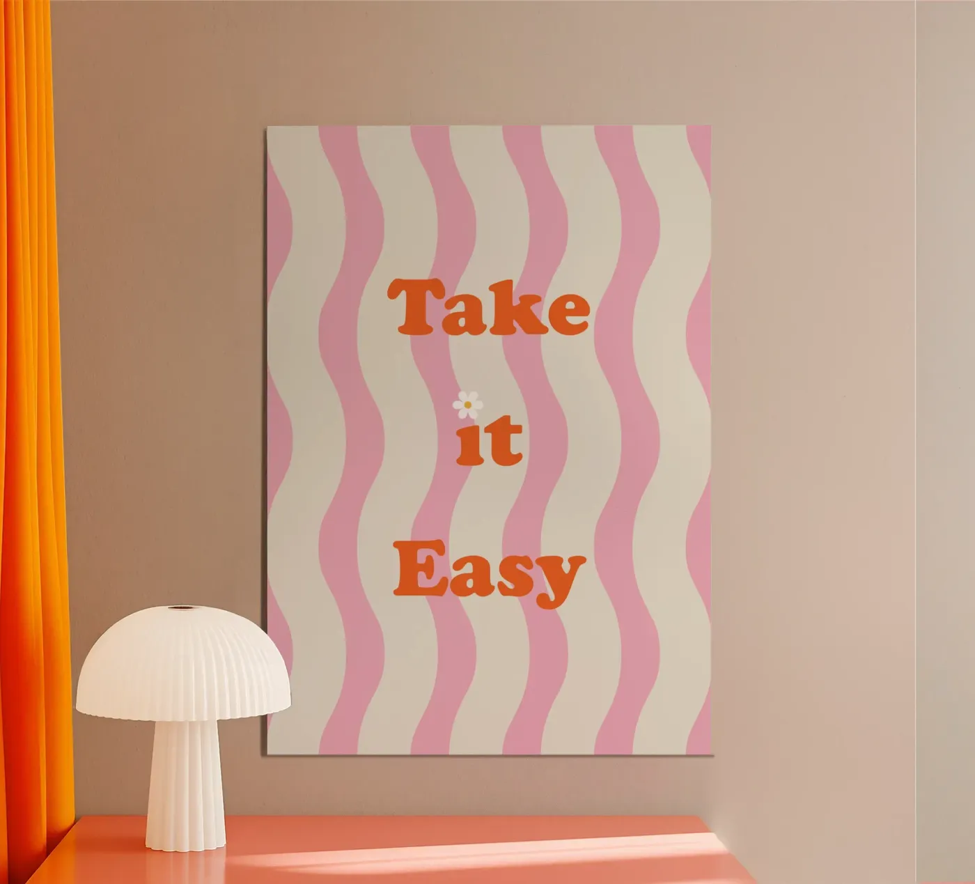 Take it Easy poster by OkleoStudio