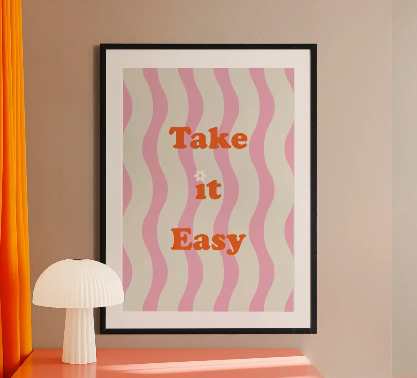 Take it Easy poster van OkleoStudio