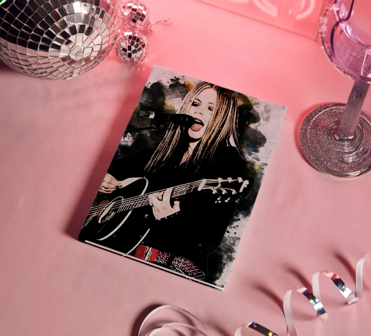 Heart of Avril notebook by neonartroom