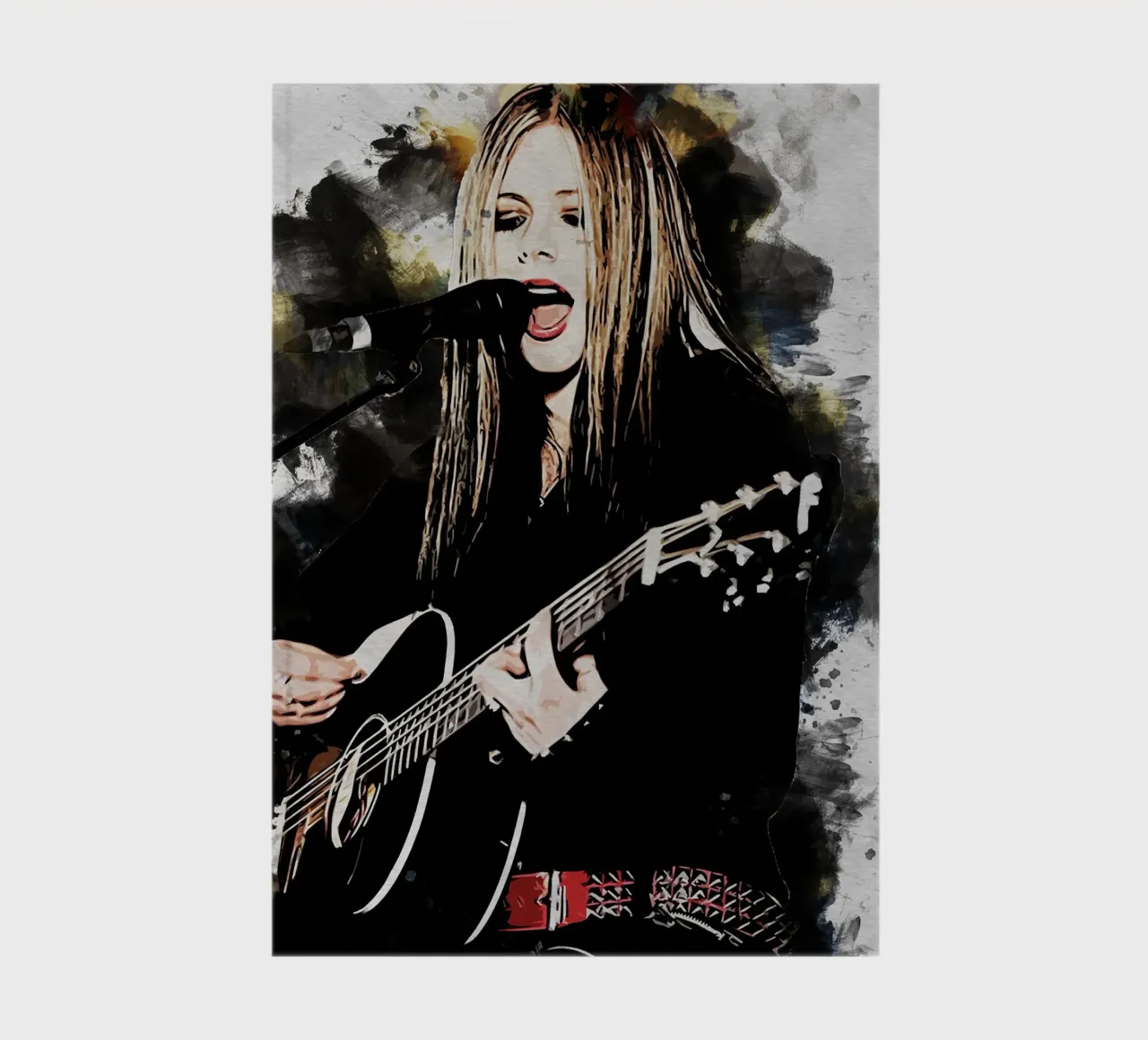 Heart of Avril notebook by neonartroom