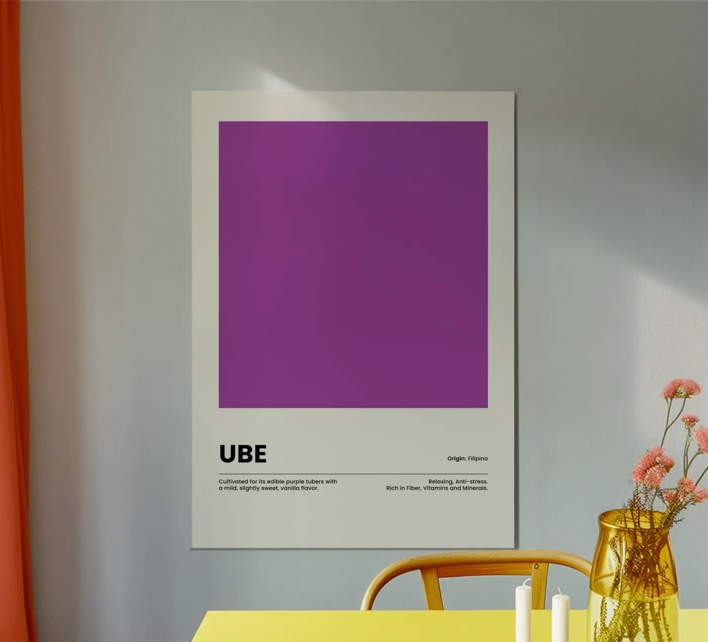 Ube poster by OkleoStudio
