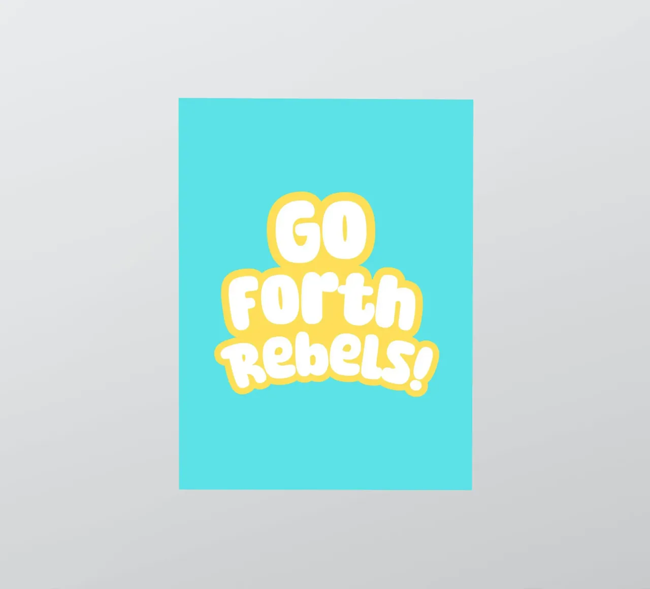 Go forth rebels! adesivo da Ohkimiko