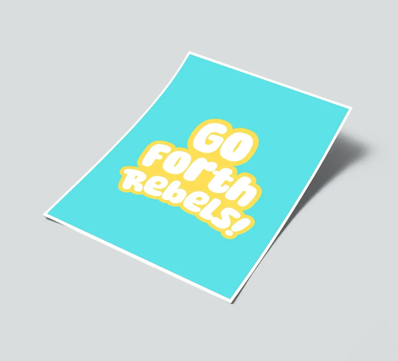 Go forth rebels! foglio adesivo da Ohkimiko
