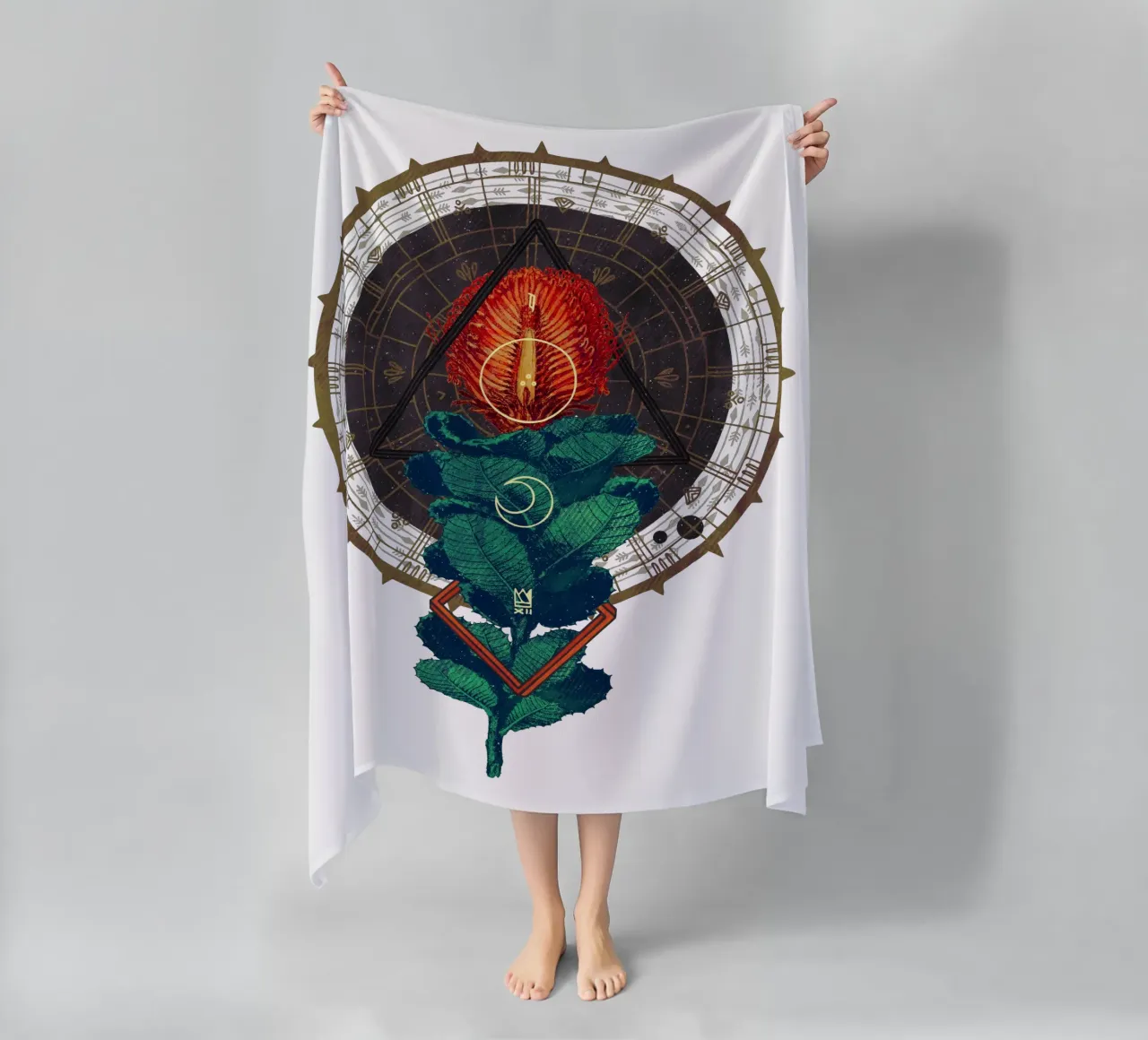 Birth beach towel by againstbound
