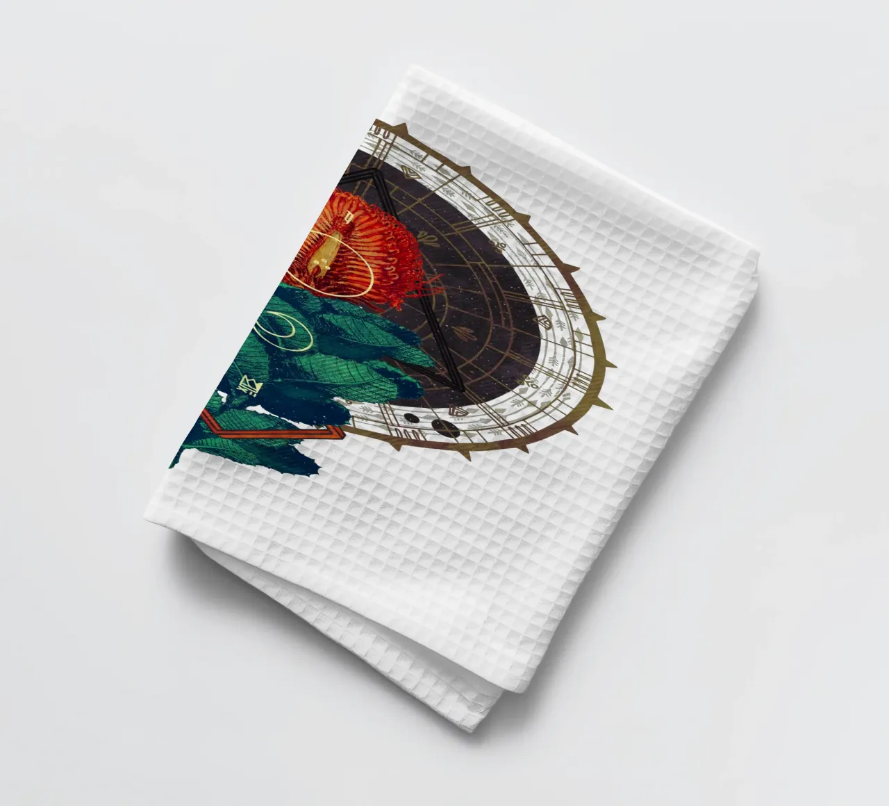 Birth tea towel by againstbound