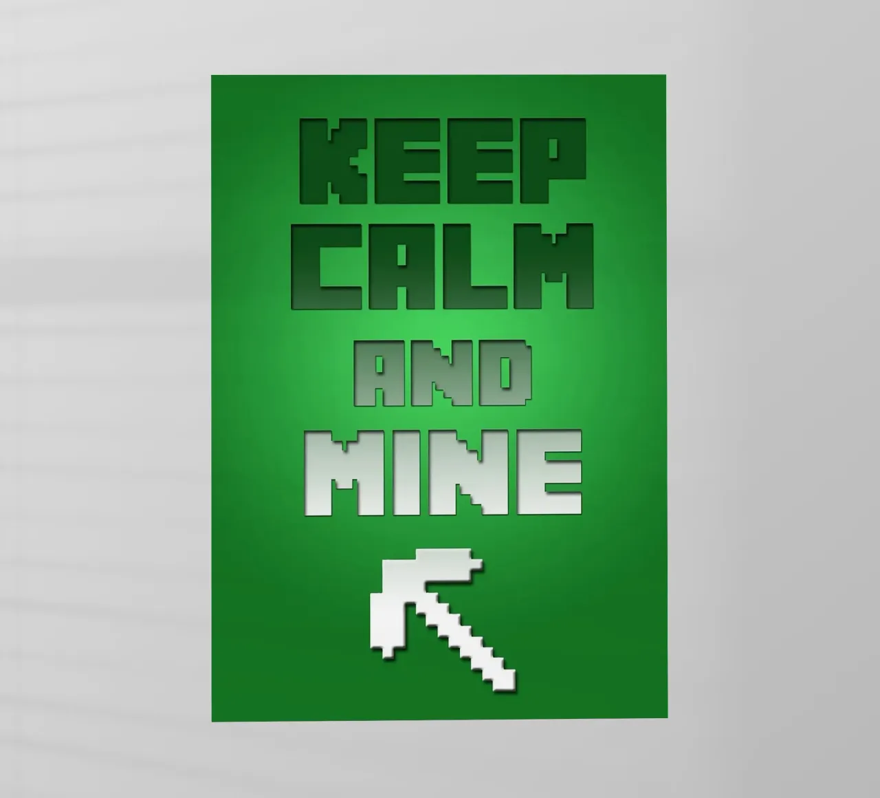 Minecraft pellicola backlit da Margaret Marie Ostrout