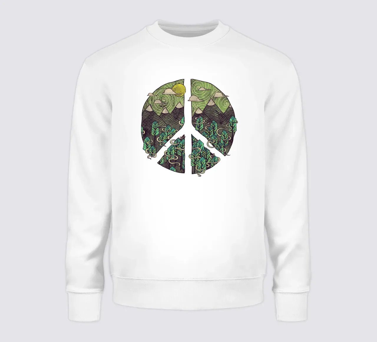 Peaceful Landscape felpa da againstbound