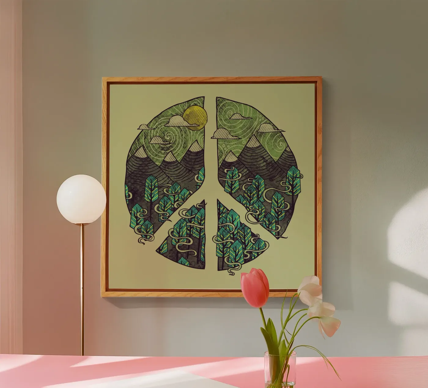 Peaceful Landscape plexiglass da againstbound