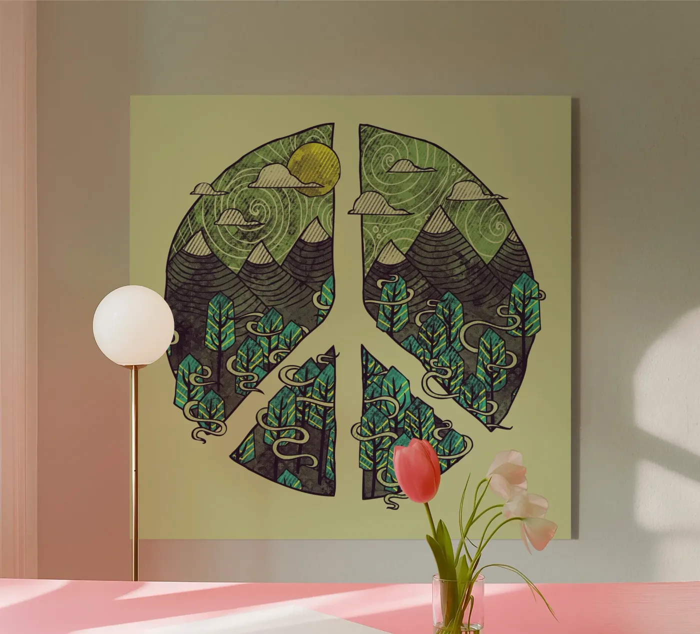 Peaceful Landscape plexiglass da againstbound