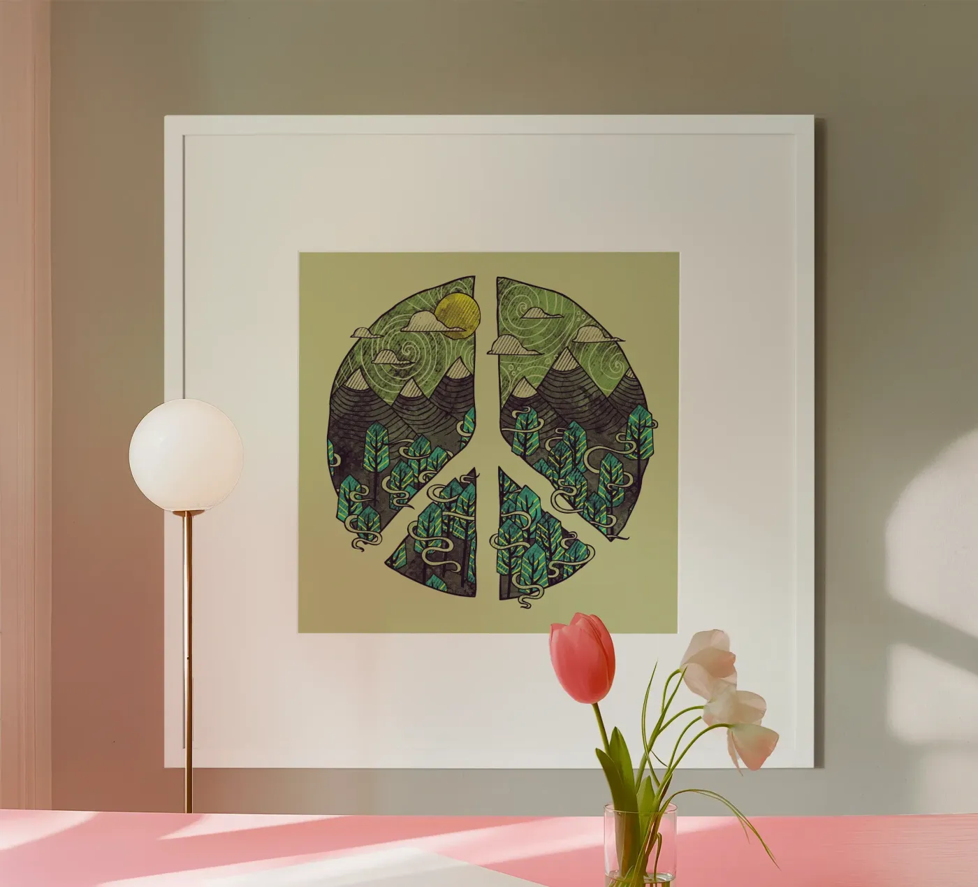 Peaceful Landscape poster da againstbound