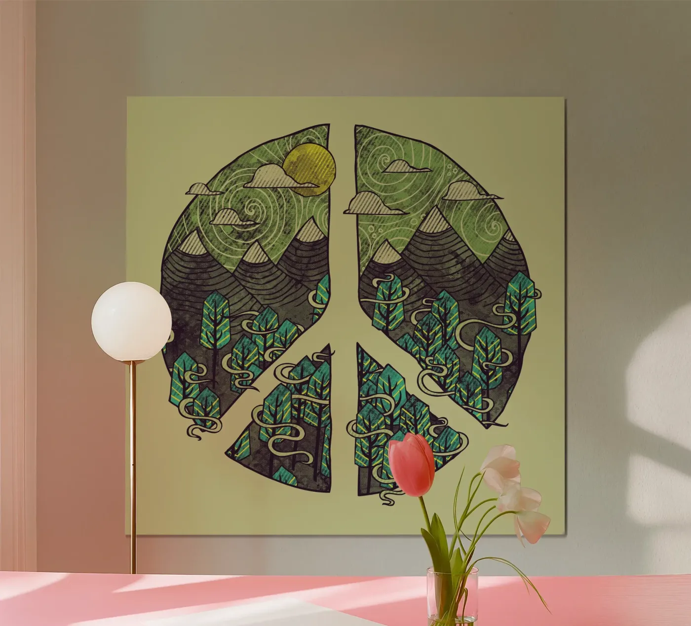 Peaceful Landscape poster da againstbound