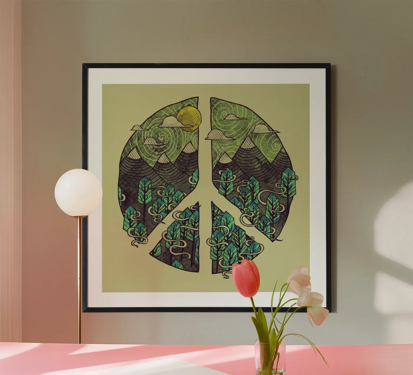 Peaceful Landscape poster da againstbound