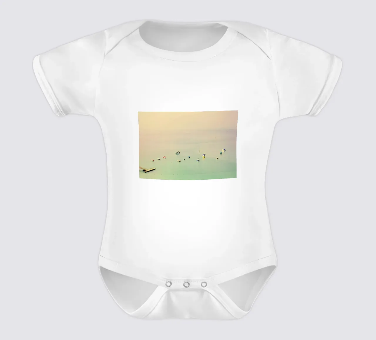 the sea Kurzarm Babybody von Ingrid Beddoes