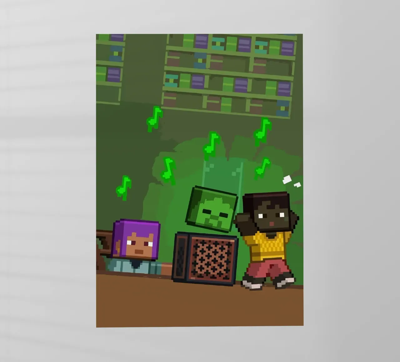 Minecraft pellicola backlit da Margaret Marie Ostrout