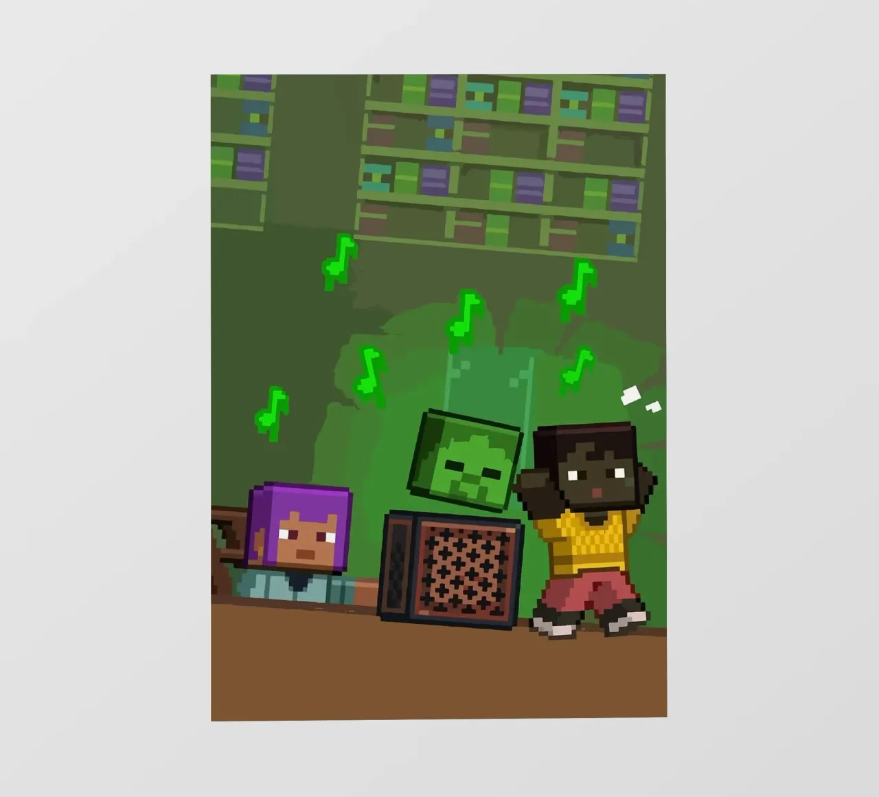 Minecraft telo in pvc da Margaret Marie Ostrout