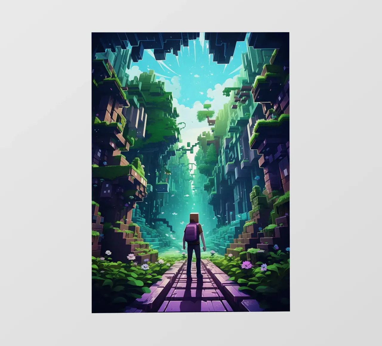 Minecraft telo in pvc da Margaret Marie Ostrout