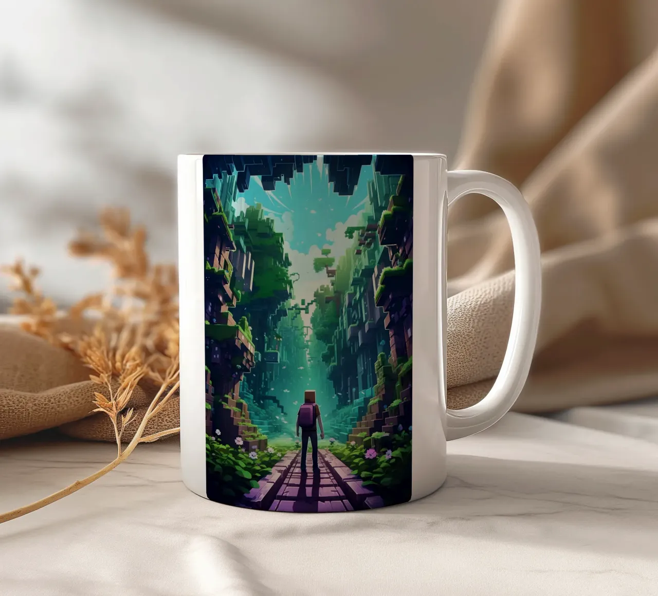 Minecraft tazza in ceramica da Margaret Marie Ostrout