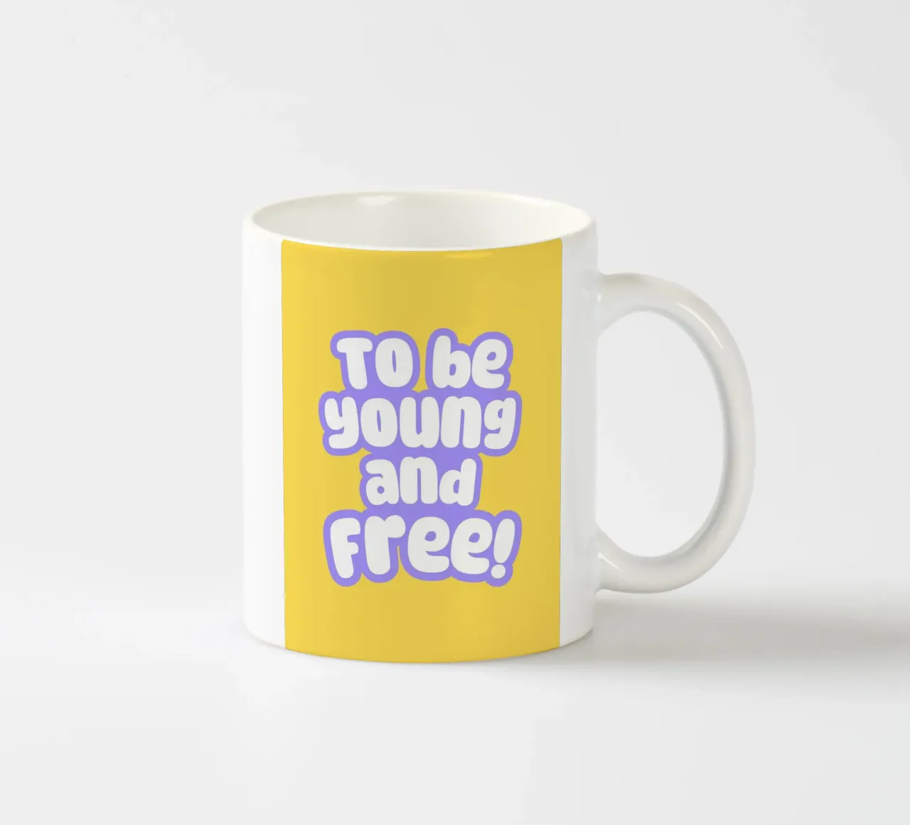 Young and free tazza in ceramica da Ohkimiko