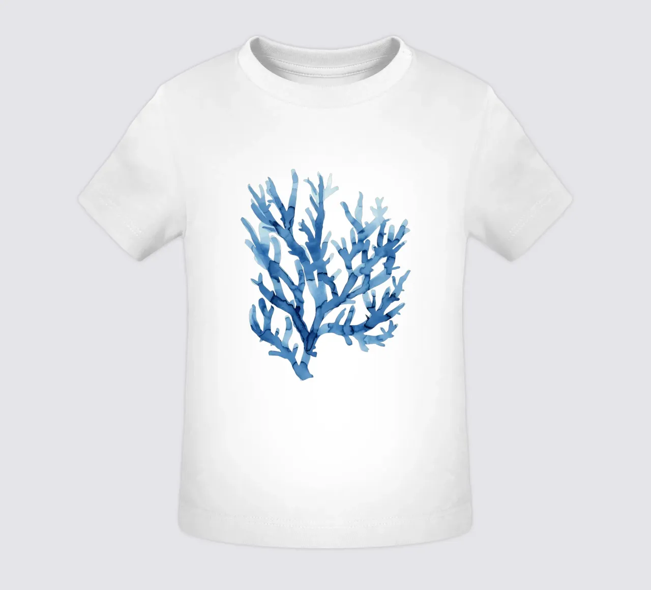 Blue Coral (Without Background) maglietta neonato da treechild