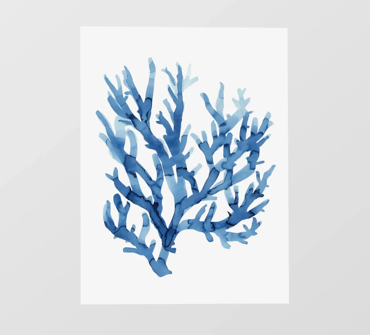 Blue Coral (Without Background) telo in pvc da treechild