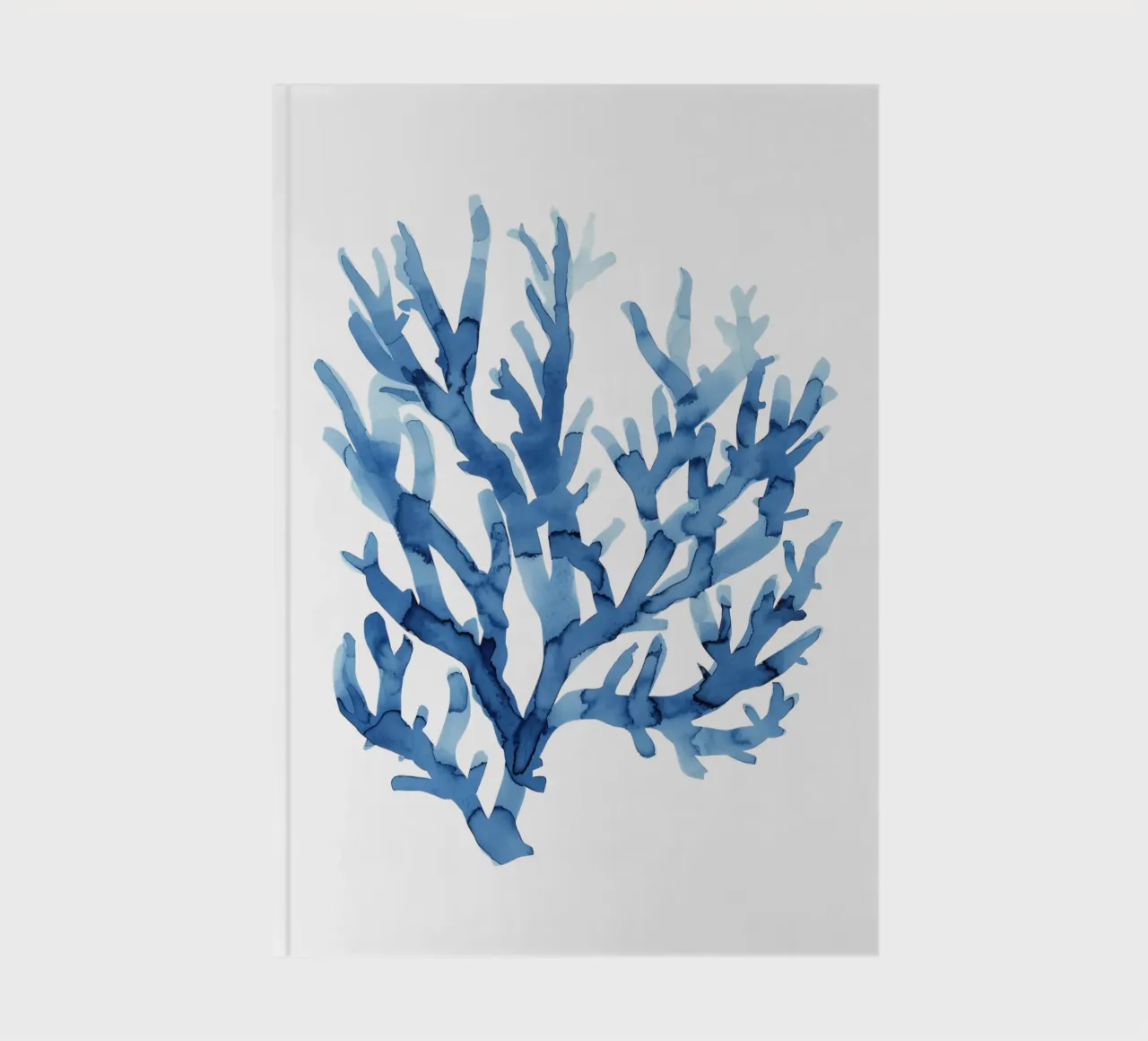 Blue Coral (Without Background) notebook by treechild