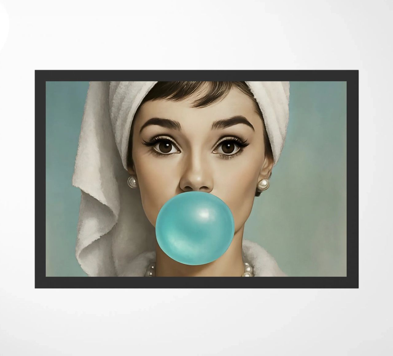 AUDREY HEPBURN CHICLE felpudo de ARTOMATIC
