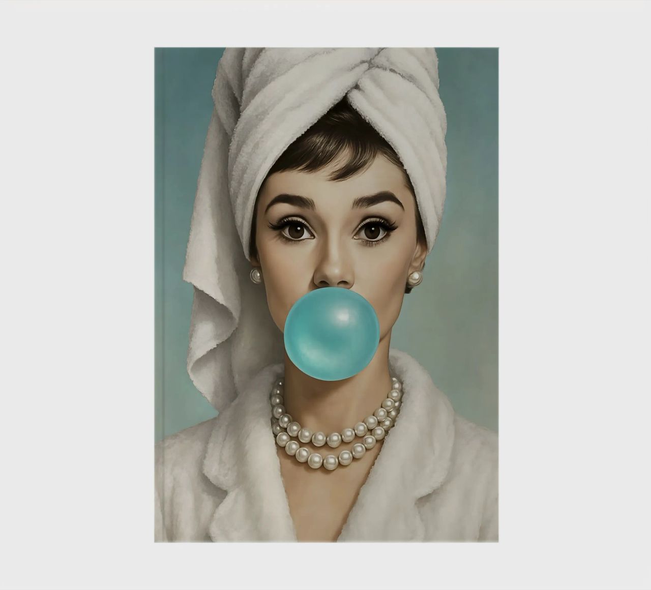 AUDREY HEPBURN BUBBLE GUM notebook by ARTOMATIC
