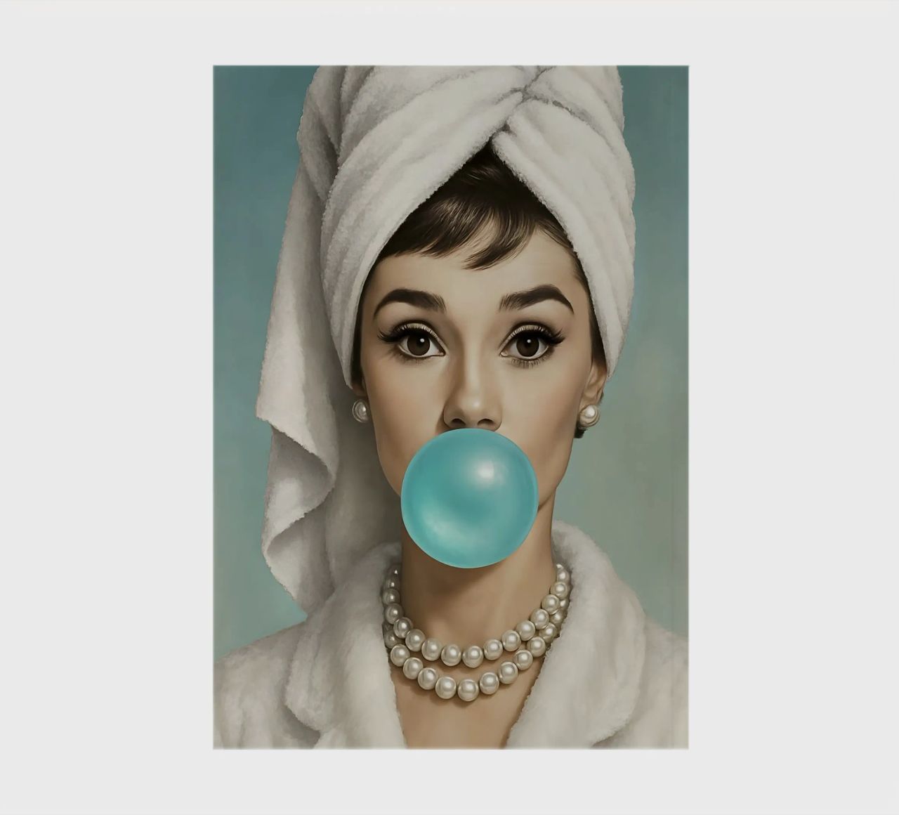 AUDREY HEPBURN BUBBLE GUM notebook by ARTOMATIC