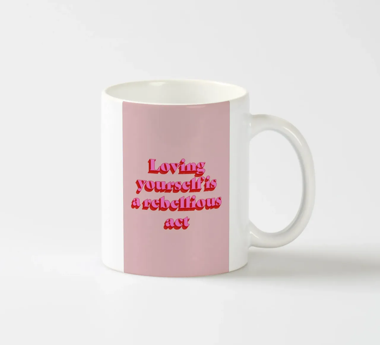 Love Is Rebellious tazza in ceramica da Studio One