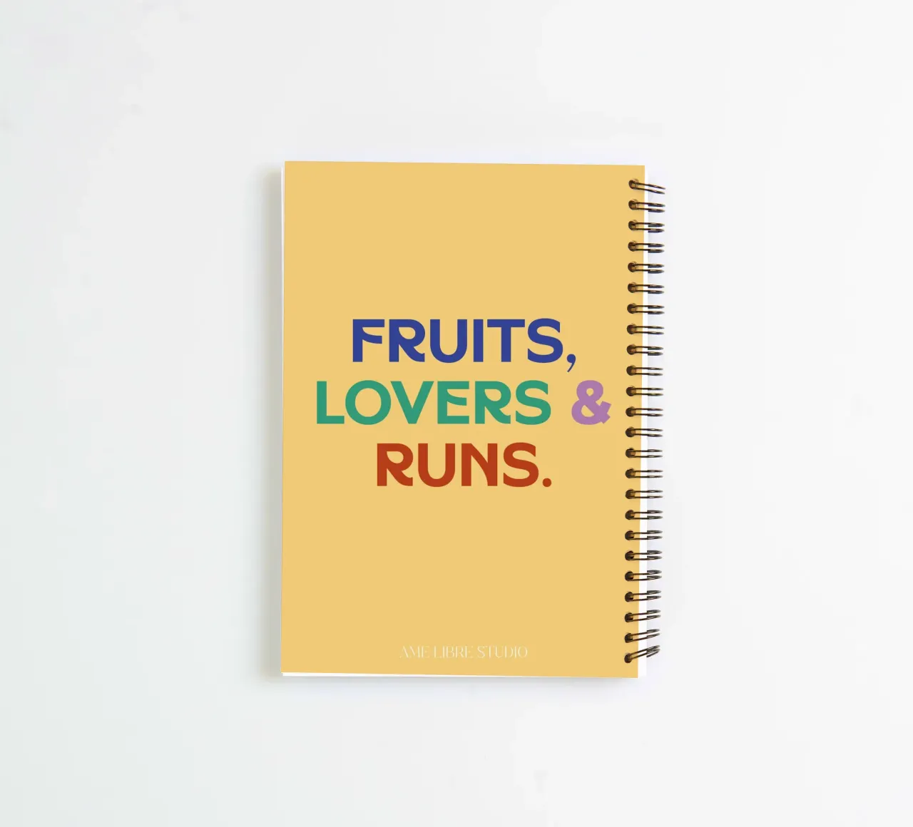 🍌 diario ad anelli da MENTHE SAUVAGE
