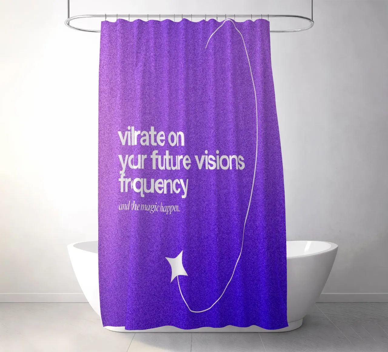 manifestation tenda da doccia da Ambition Wall
